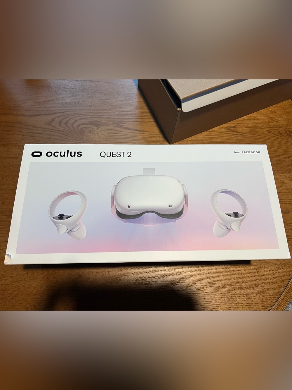 Oculus Quest 2 VR Headset - White with Pink Accent